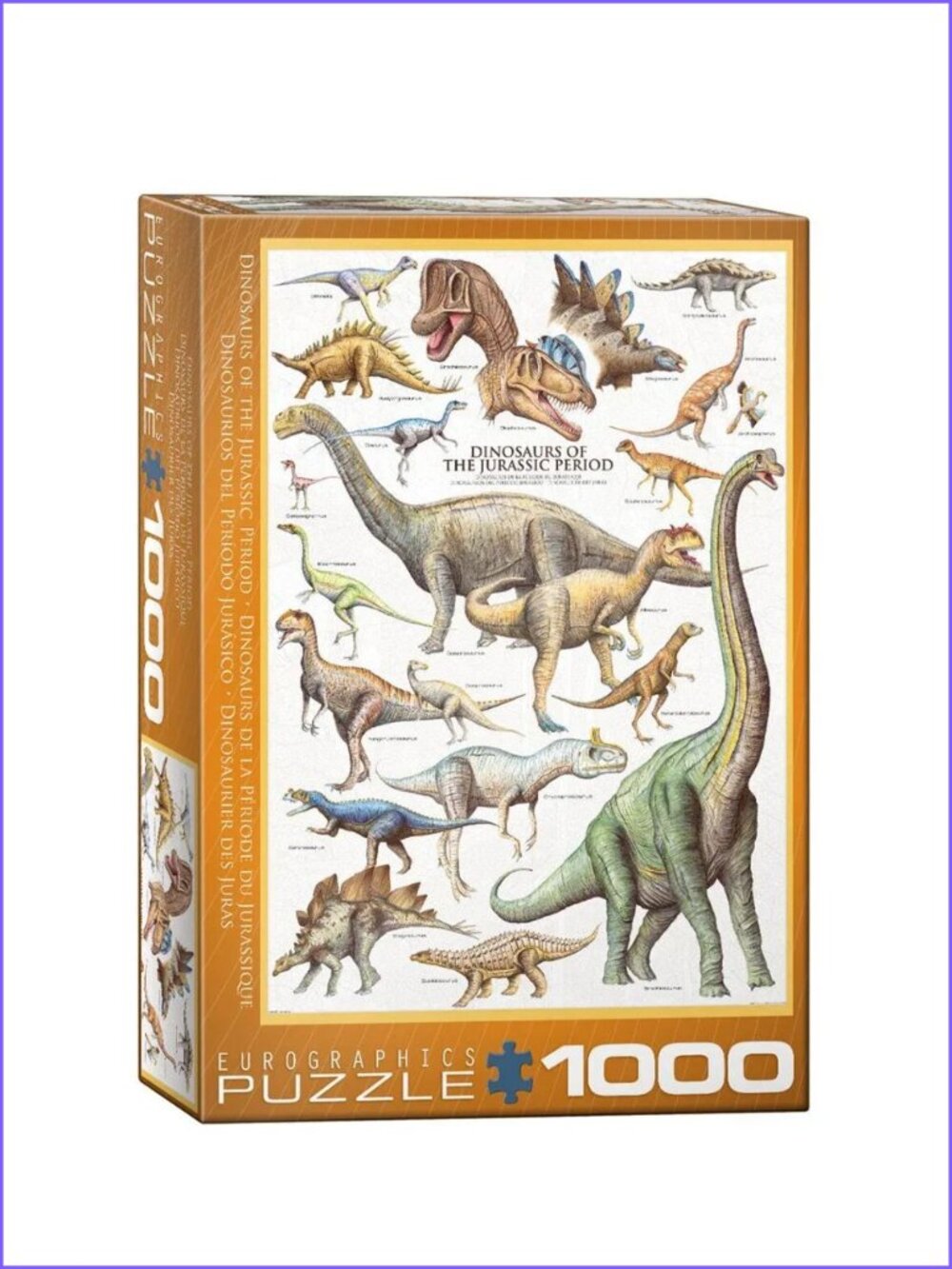 Eurographics 1000pcs Adult Puzzle - Dinosaurs Jurassic New In Box